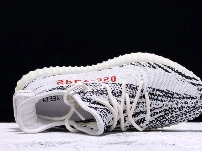 V2 Zebra Black Yeezy CP9654 350 Boost White Adidas 0821